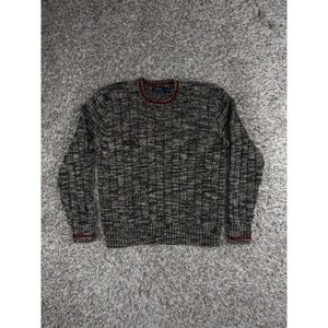 Polo Ralph Lauren Crew Neck Knit Gray Sweater Men's Size Large